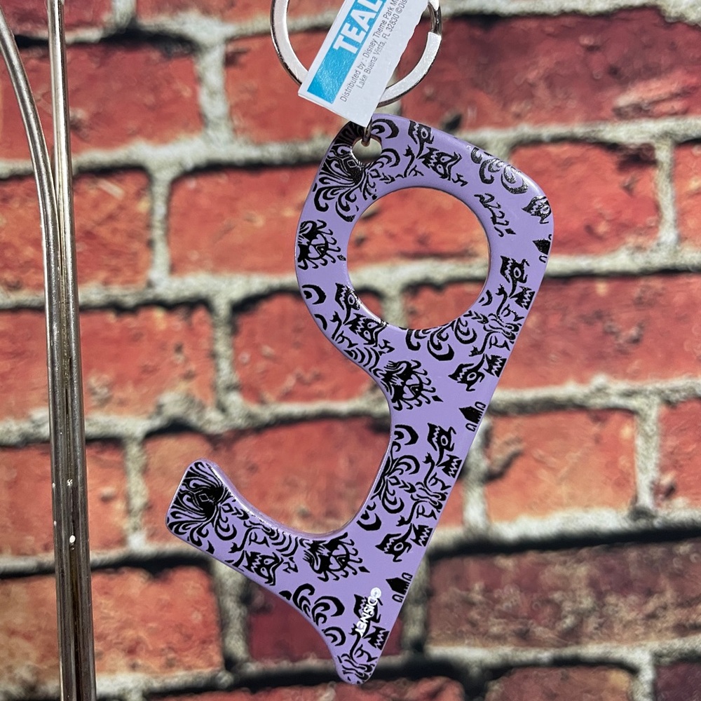 Disney Parks Haunted Mansion Wallpaper Keychain